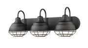 Millennium 5423-MB Neo-Industrial Three Light Vanity, Matte Black Main Image.jpg