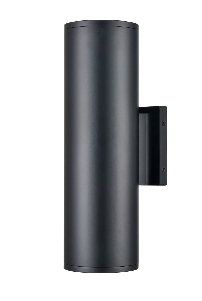 Millennium 8002-MB Vegas Two Light Outdoor Wall Sconce, Matte Black Main Image.jpg
