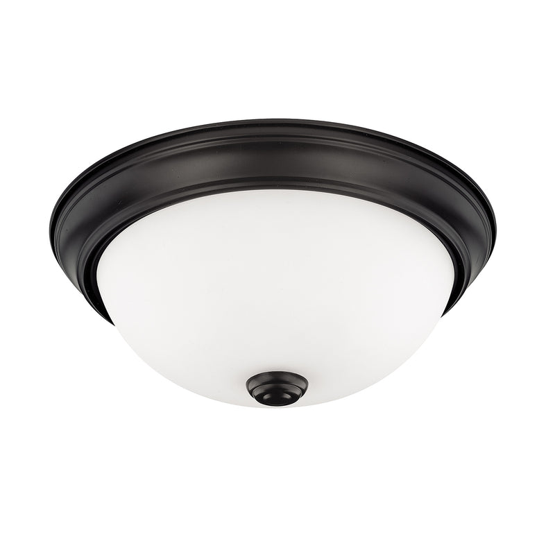 Capital Lighting 214721MB Bates Two Light Flush Mount, Matte Black Main Image.jpg