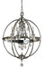 Framburg 1064 PN Compass Four Light Chandelier, Polished Nickel Main Image.jpg