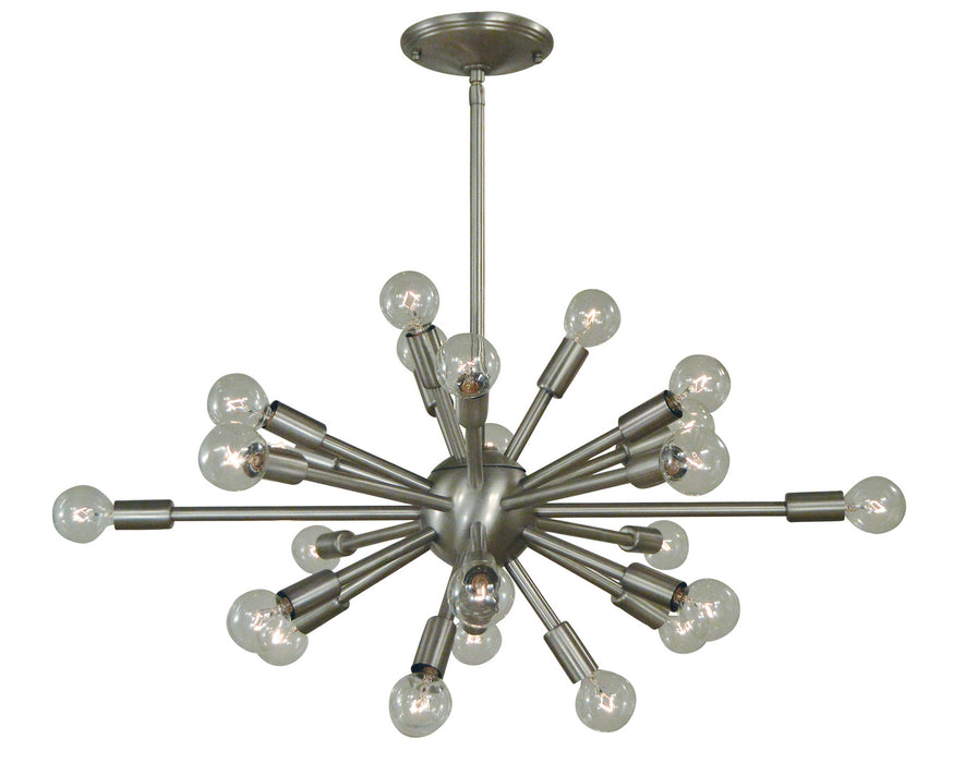 Framburg 4397 BN Simone 24 Light Chandelier, Brushed Nickel Main Image.jpg