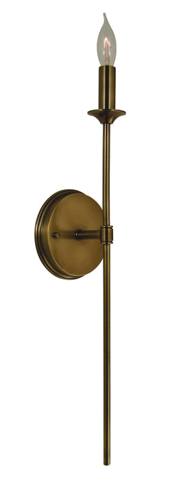 Framburg 4691 AB Chandler One Light Wall Sconce, Antique Brass Main Image.jpg