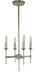 Framburg 4694 PN Chandler Four Light Chandelier, Polished Nickel Main Image.jpg