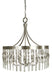 Framburg 4715 SP/PN Adele Five Light Chandelier, Satin Pewter with Polished Nickel Main Image.jpg