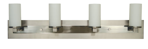 Framburg 4734 SP/PN Mercer Four Light Wall Sconce, Satin Pewter with Polished Nickel Main Image.jpg