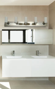 Framburg 4735 SP/PN Mercer Five Light Wall Sconce, Satin Pewter with Polished Nickel Alternate Image.jpg