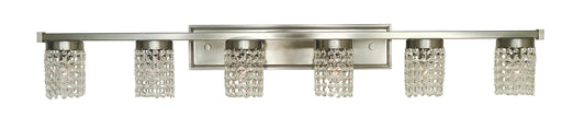 Framburg 4746 BN Gemini Six Light Wall Sconce, Brushed Nickel Main Image.jpg