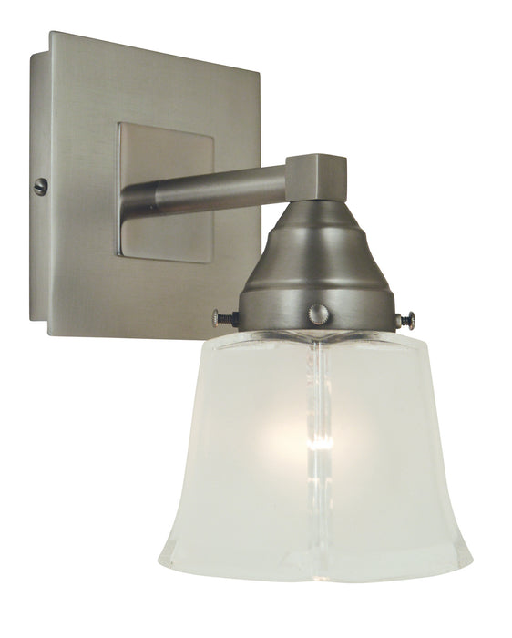 Framburg 4771 SP/PN Mercer One Light Wall Sconce, Satin Pewter with Polished Nickel Main Image.jpg