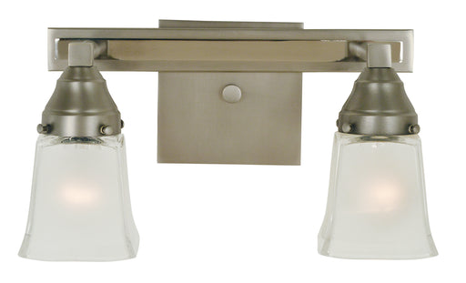 Framburg 4772 SP/PN Mercer Two Light Wall Sconce, Satin Pewter with Polished Nickel Main Image.jpg