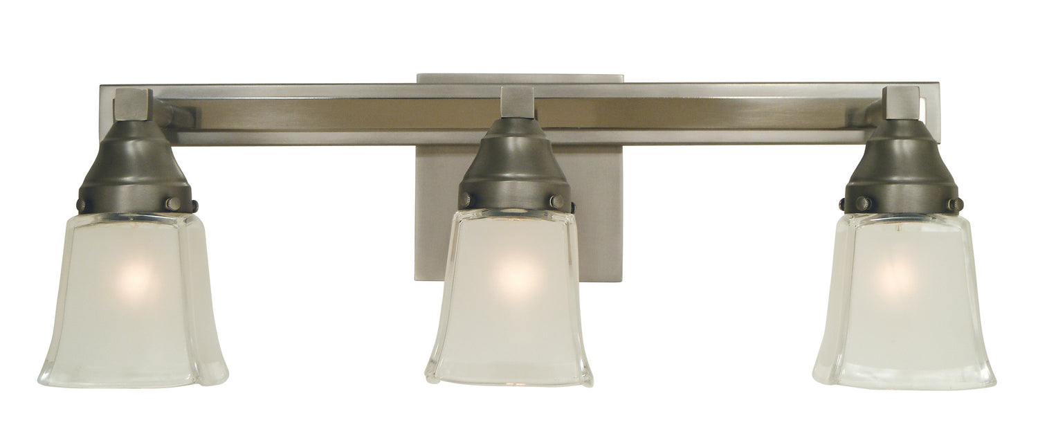 Framburg 4773 SP/PN Mercer Three Light Wall Sconce, Satin Pewter with Polished Nickel Main Image.jpg