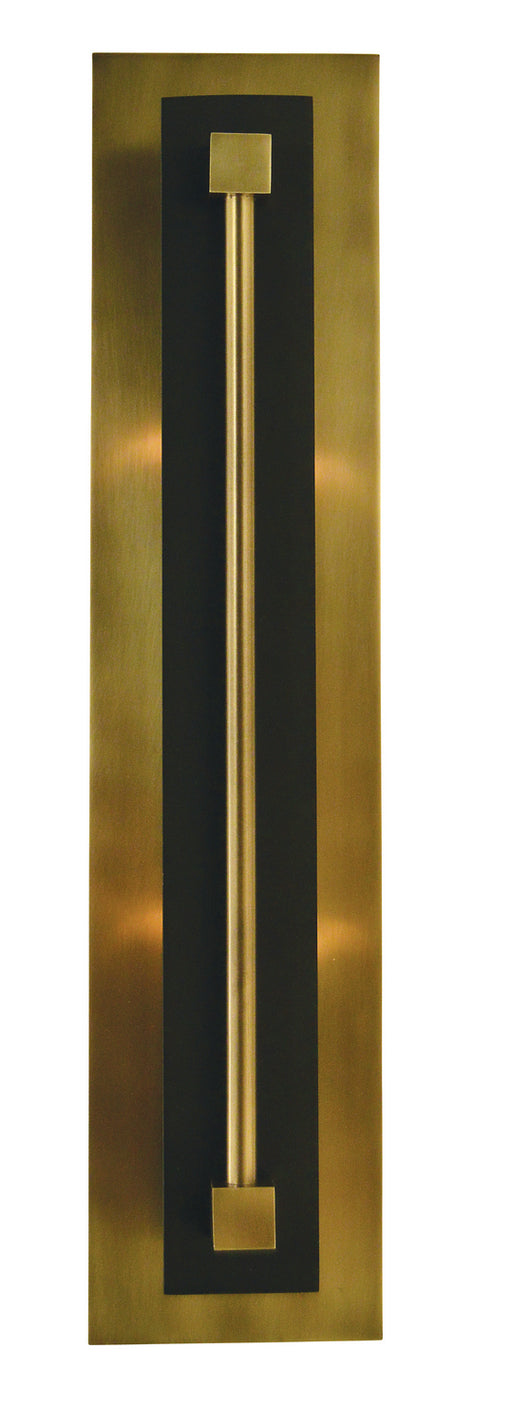 Framburg 4802 AB/MBLACK Louvre Two Light Wall Sconce, Antique Brass with Matte Black Main Image.jpg