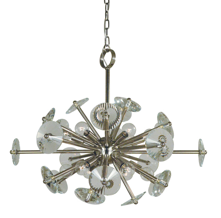 Framburg 4817 PN Apogee 12 Light Chandelier, Polished Nickel Main Image.jpg