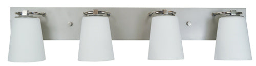 Framburg 4854 SP/PN/WH Mercer Four Light Bath, Satin Pewter with Polished Nickel Main Image.jpg