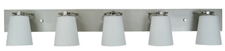 Framburg 4855 SP/PN/WH Mercer Five Light Bath, Satin Pewter with Polished Nickel Main Image.jpg