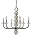 Framburg 4966 PN Glamour Six Light Chandelier, Polished Nickel Main Image.jpg