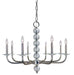 Framburg 4968 PN Glamour Eight Light Chandelier, Polished Nickel Main Image.jpg