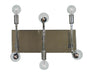 Framburg 5018 PN/MBLACK Fusion Six Light Wall Sconce, Polished Nickel with Matte Black Accents Main Image.jpg