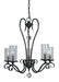 Framburg 5025 MB Ilsa Five Light Chandelier, Mahogany Bronze Main Image.jpg