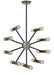 Framburg 5086 PN/MBLACK Nebula 18 Light Chandelier, Polished Nickel with Matte Black Accents Main Image.jpg