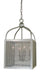 Framburg 5464 SP Windsor Four Light Mini-Chandelier, Satin Pewter Main Image.jpg