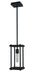 Framburg 5531 MBLACK Industria One Light Pendant, Matte Black Main Image.jpg