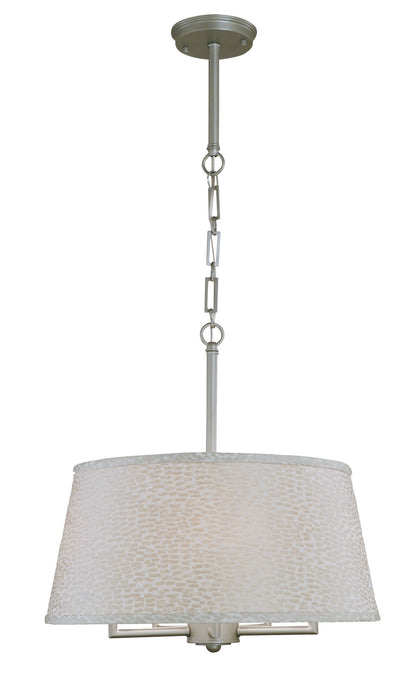 Framburg 5545 SP Cosmopolitan Five Light Chandelier, Satin Pewter Main Image.jpg