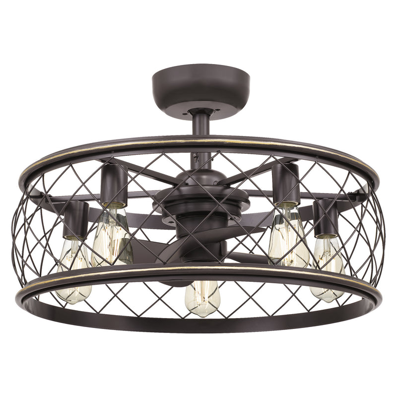 Quoizel RDY3122PN Dury Five Light Fandelier, Palladian Bronze Main Image.jpg