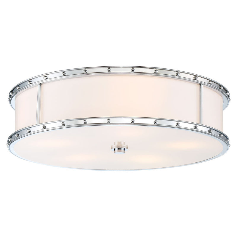 Minka-Lavery 1827-77-L LED Flush Mount, Chrome Main Image.jpg