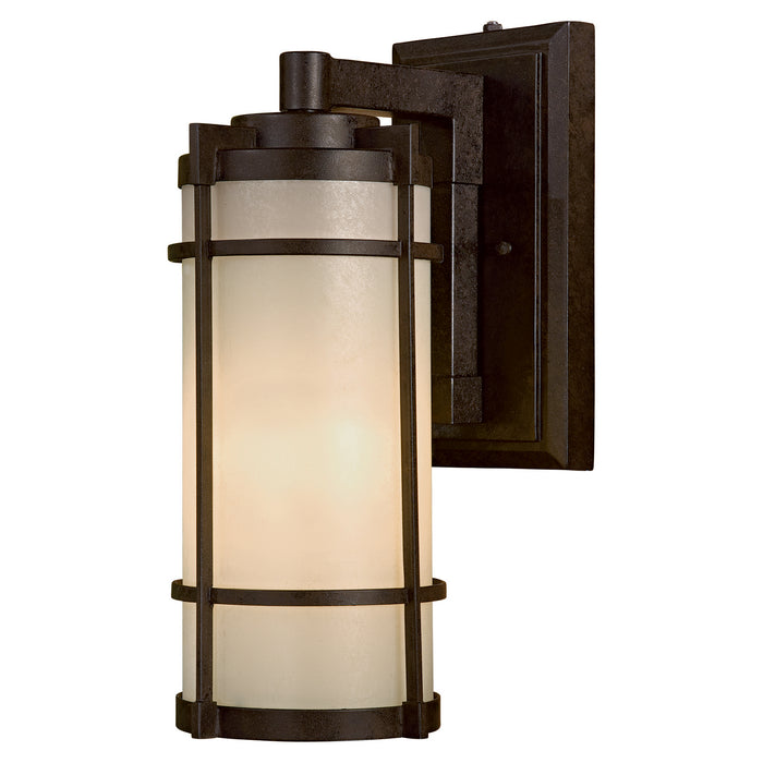 Minka-Lavery 72023-A179 Andrita Court One Light Outdoor Wall Mount, Textured French Bronze Main Image.jpg