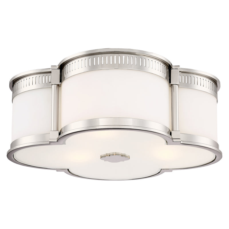 Minka-Lavery 824-613-L LED Flush Mount, Polished Nickel Main Image.jpg