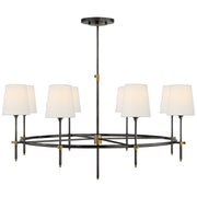 Bryant Eight Light Chandelier, Bronze And Hand-Rubbed Antique Brass Alternate Image.jpg