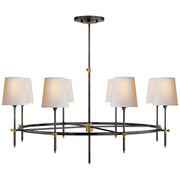 Bryant Eight Light Chandelier, Bronze And Hand-Rubbed Antique Brass Main Image.jpg