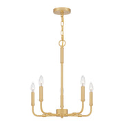Quoizel ABR5018AB Abner Five Light Chandelier, Aged Brass Main Image.jpg