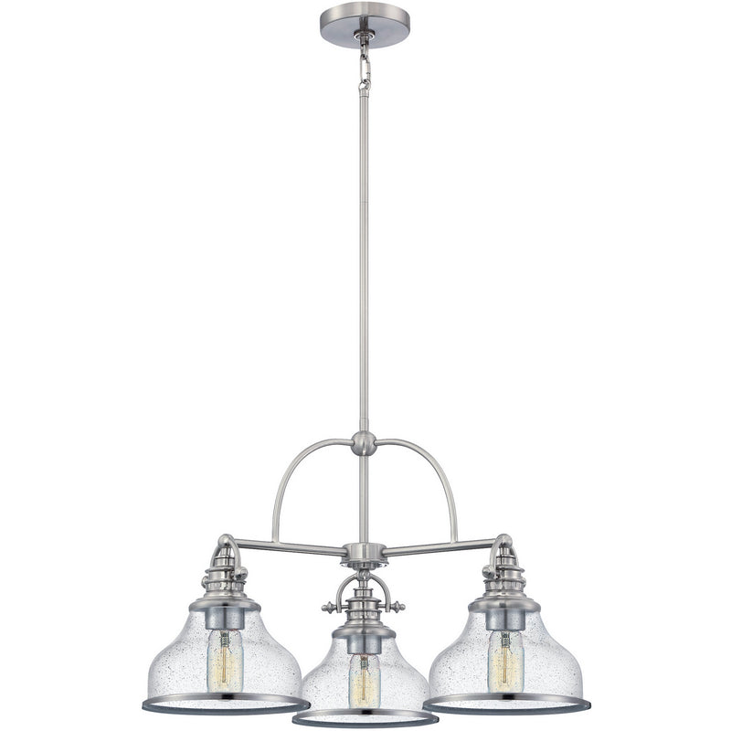 Quoizel GRTS5103BN Grant Three Light Chandelier, Brushed Nickel Main Image.jpg