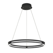 Quoizel PCGVS2824MBK Graves LED Pendant, Matte Black Main Image.jpg