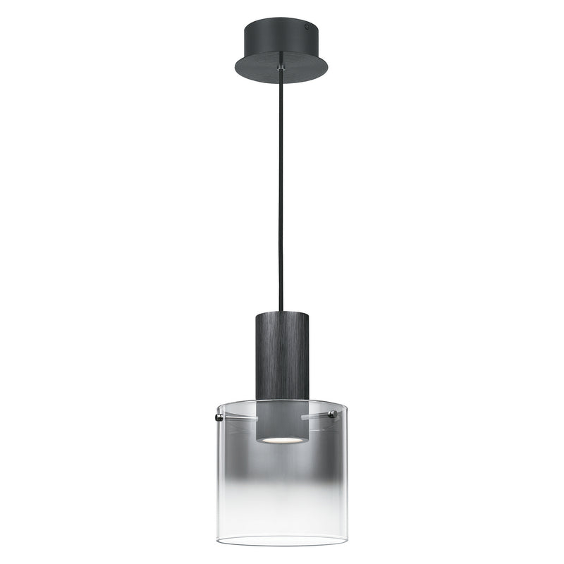 Quoizel PCKR1508EK Kilmer LED Mini Pendant, Earth Black Main Image.jpg