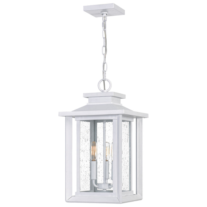 Quoizel WKF1911W Wakefield Three Light Outdoor Hanging Lantern, White Lustre Main Image.jpg