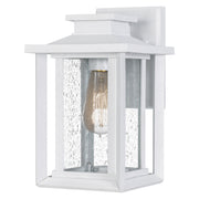 Quoizel WKF8407W Wakefield One Light Outdoor Wall Mount, White Lustre Main Image.jpg