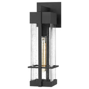 Quoizel WYN8405EK Wynn One Light Outdoor Wall Mount, Earth Black Main Image.jpg