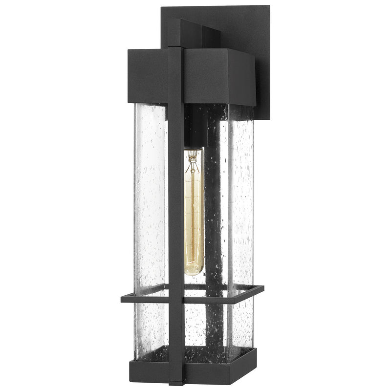 Quoizel WYN8406EK Wynn One Light Outdoor Wall Mount, Earth Black Main Image.jpg