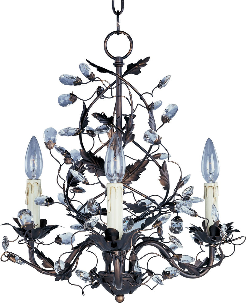 Maxim 2850OI Elegante Three Light Chandelier, Oil Rubbed Bronze Alternate Image.jpg