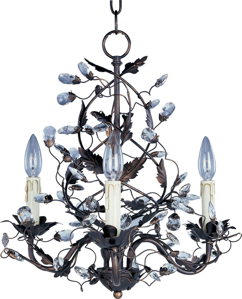 Maxim 2850OI Elegante Three Light Chandelier, Oil Rubbed Bronze Main Image.jpg