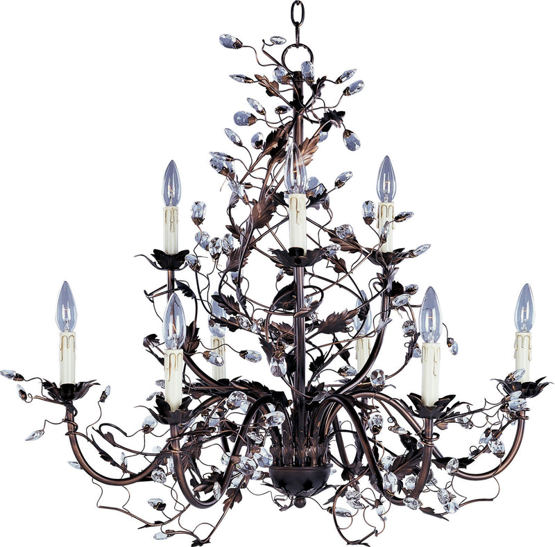 Maxim 2852OI Elegante Nine Light Chandelier, Oil Rubbed Bronze Main Image.jpg