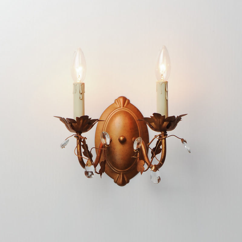 Maxim 2857EG Elegante Two Light Wall Sconce, Etruscan Gold Alternate Image 2.jpg