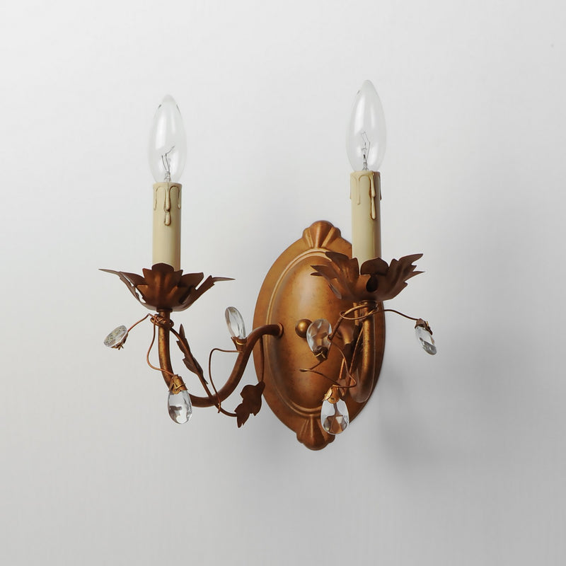 Maxim 2857EG Elegante Two Light Wall Sconce, Etruscan Gold Alternate Image 3.jpg