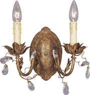 Maxim 2857EG Elegante Two Light Wall Sconce, Etruscan Gold Main Image.jpg