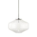 Hudson Valley 1518-PN Bennett One Light Pendant, Polished Nickel Main Image.jpg