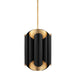 Hudson Valley 8513-GL/BK Banks Six Light Pendant, Gold Leaf/Black Main Image.jpg