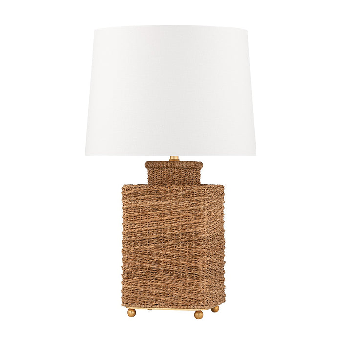 Hudson Valley L1391-GL Weaver One Light Table Lamp, Gold Leaf Main Image.jpg