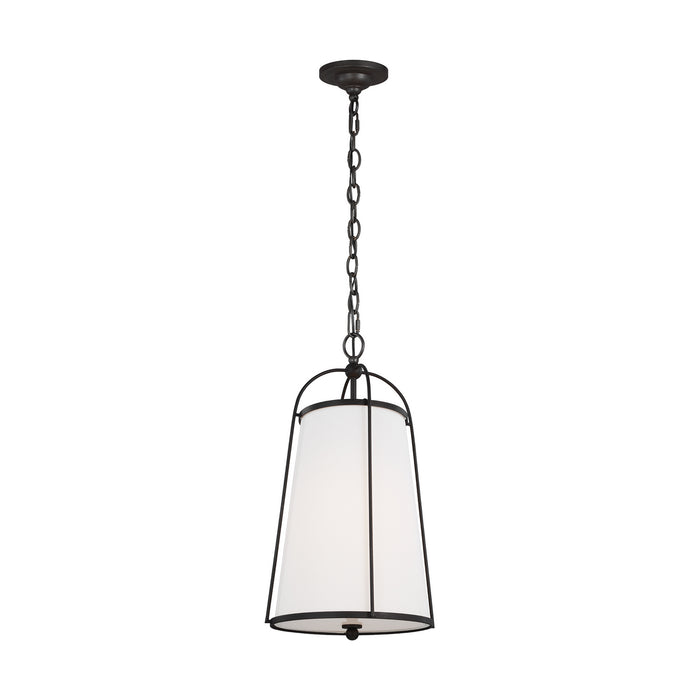 Visual Comfort Studio CP1101SMS Stonington One Light Pendant, Smith Steel Main Image.jpg